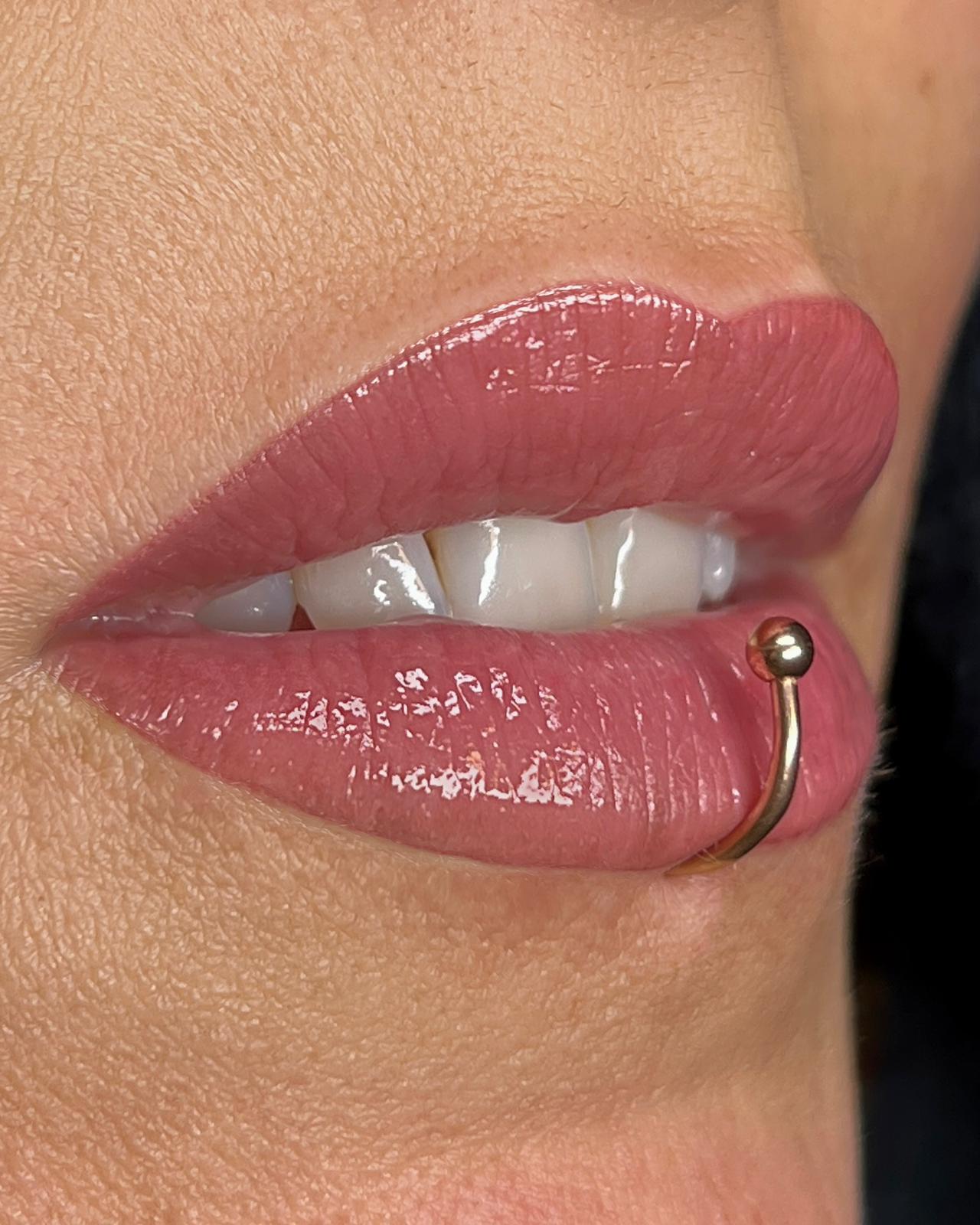 Natürliche Lippen Permanent Make-Up Bochum - Powder Lips Ergebnis von Agnes Nosal